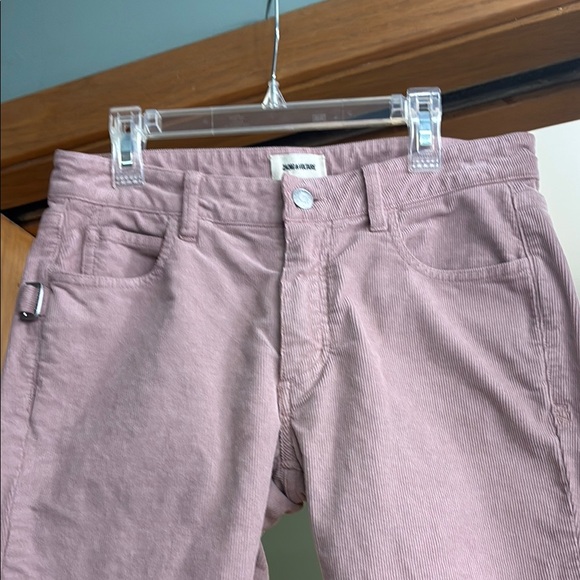 Zadig & Voltaire Clint Velour Skinny Corduroy Pants Size 36 or US 4 - Picture 2 of 6